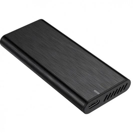 Caixa Externa USB 3.2 p/ Disco M.2 NVMe (Preto) - AISENS