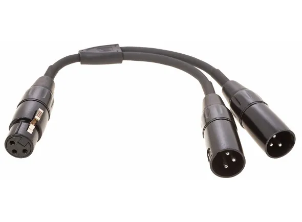 Roland RCC-YC-XF2XM Cabo Splitter Microfone XLR fêmea / XLR macho duplo 15cm Garantia Vitalícia