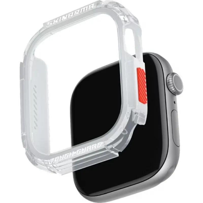 Capa Skinarma Atom para Apple Watch 46 mm transparente Frost