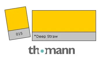 Lee Filter Roll 015 Deep Straw