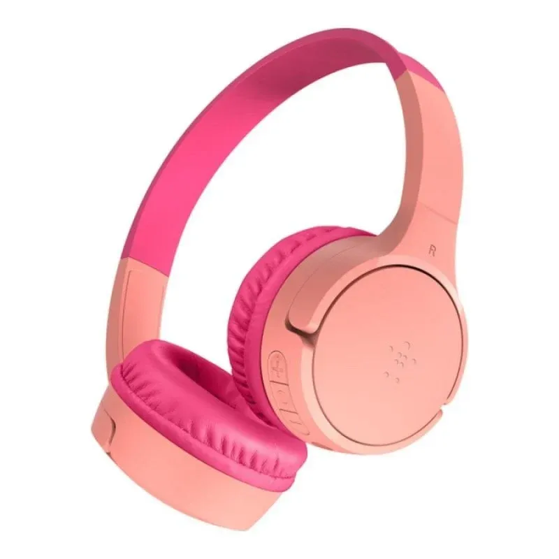 Auriculares Bluetooth sem fios Belkin com microfone e controlo de volume para crianças