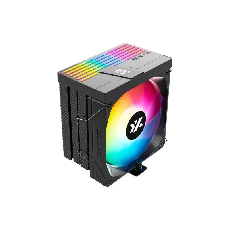 Cooler CPU XYZ THERMAX 6 PULSAR A-RGB Cooler a Ar para Sockets Intel/AMD 158mm com Ecrã Digital
