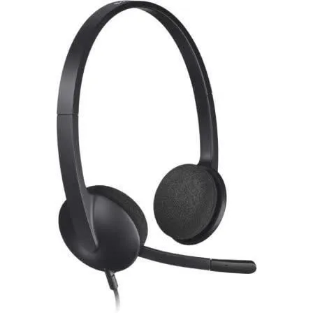 Headset H340 981-000475 Logitech Preto
