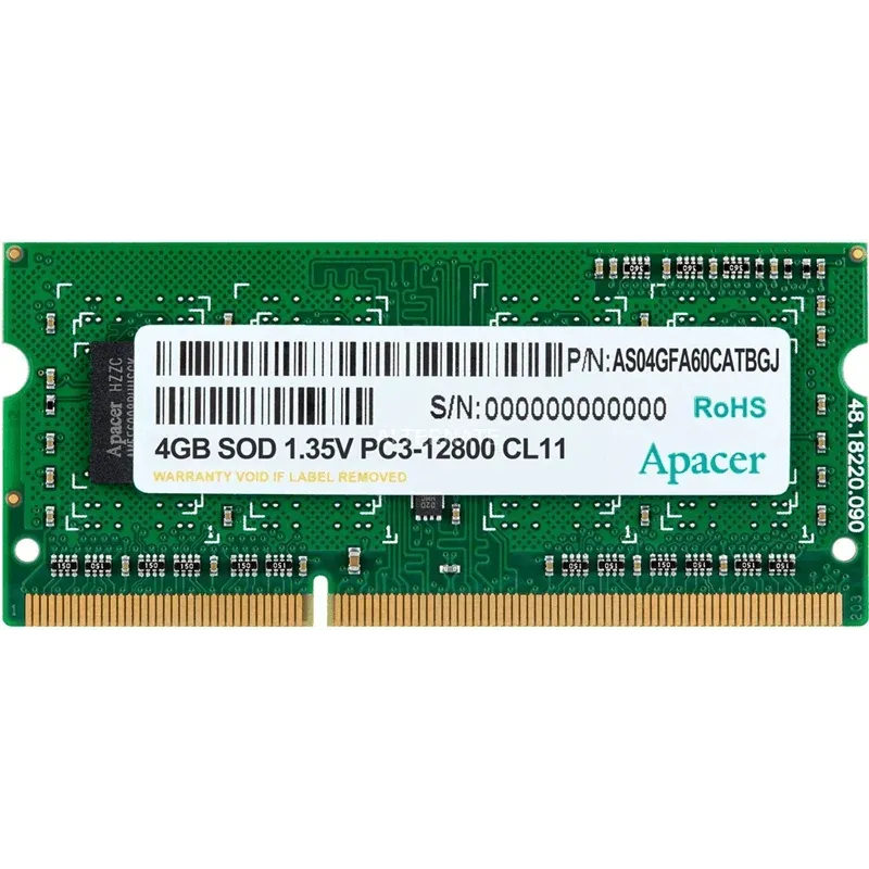 Memória RAM Apacer 4GB DDR3 1600 MHz