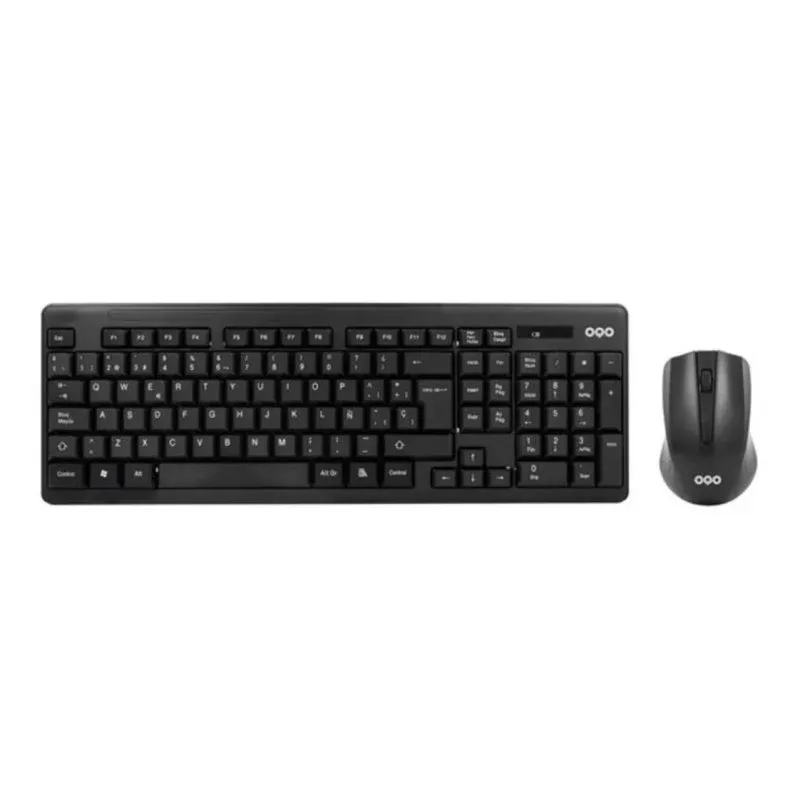 Teclado OQO TR002-W completo membrana sem fios com rato incluído