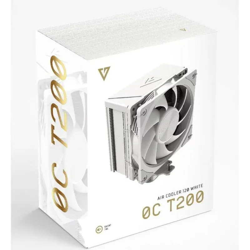 Cooler CPU Refrigeração Ar Modecom Socket AM4 AM5 LGA 1200 120mm Volcano 0C T200