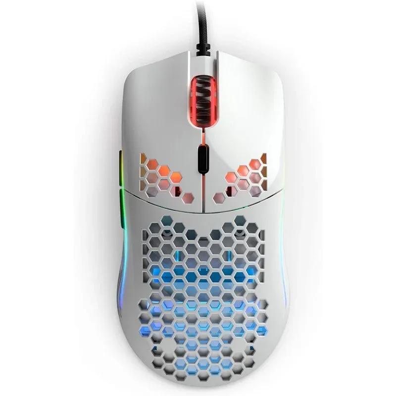 Glorious Model O Minus Rato Gaming 3200 DPI Branco Brilhante