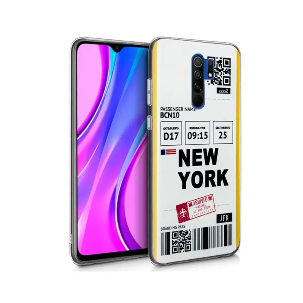 Capa Silicone Xiaomi Redmi 9 Desenhos Nova York