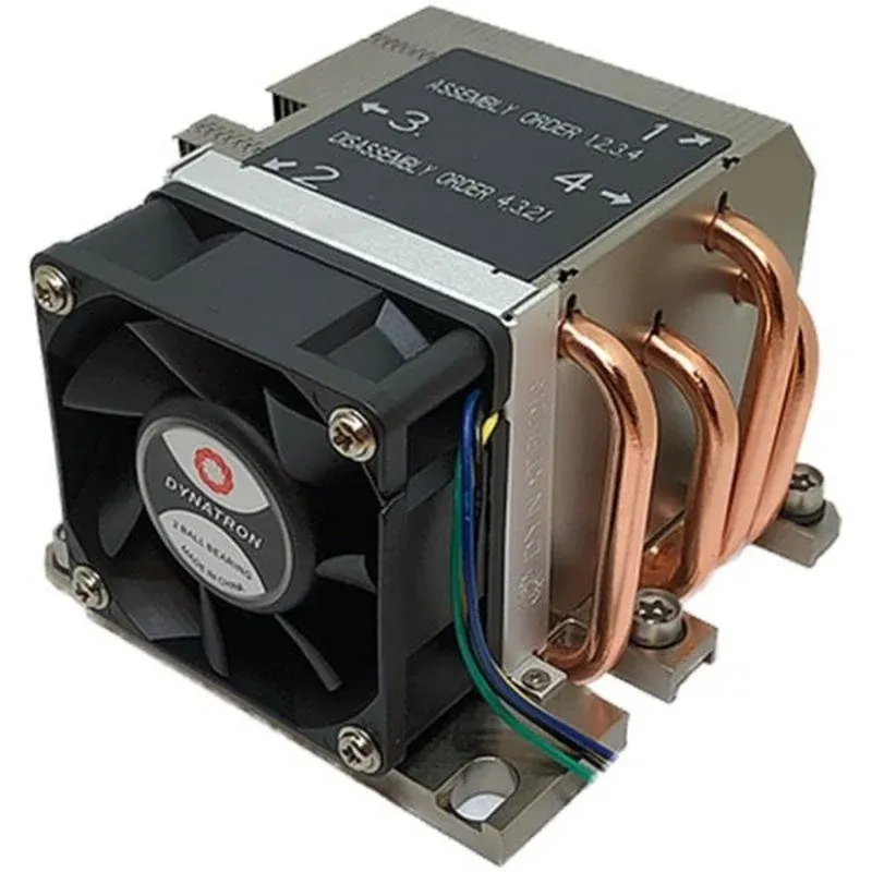 Cooler CPU Refrigeração Ar Dynatron Socket 3647 90x90 mm B13 Square PWM