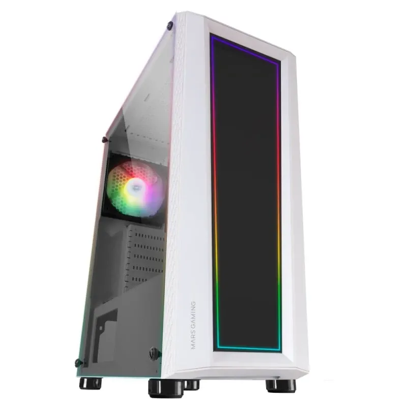 Caixa ATX Mars Gaming MCART Artistic ARGB Branca