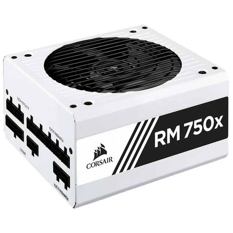 Fonte Alimentação Corsair RMx White Series RM750x 750W 80 Plus Gold Full Modular