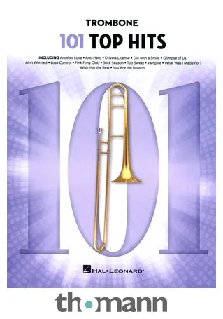 Hal Leonard 101 Top Hits for Trombone
