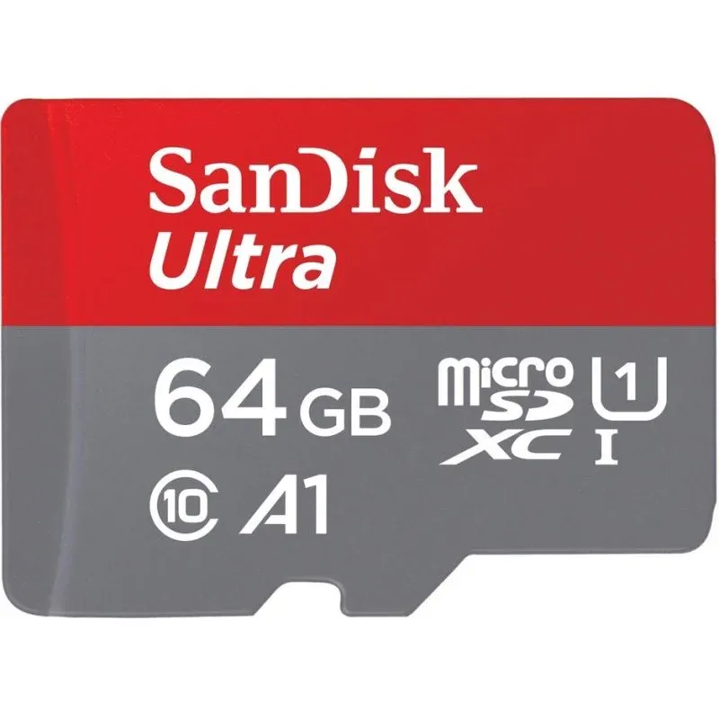 Cartão MicroSD SanDisk Ultra 64 GB MicroSDXC Classe 10 UHS-I 140 MB/s