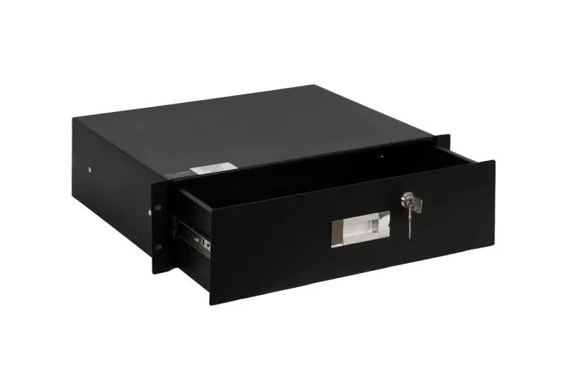 Gaveta Metálica 3 U P/ Rack 19 C/ Chave - FRP-15