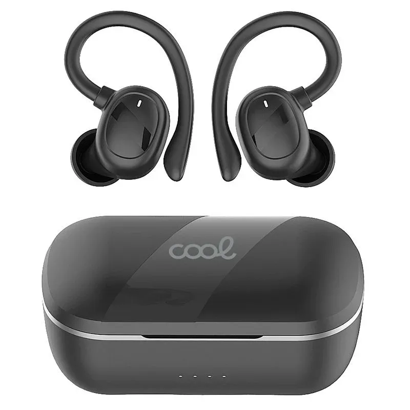 Cool Fit Sport Auriculares TW Stereo Bluetooth Pretos