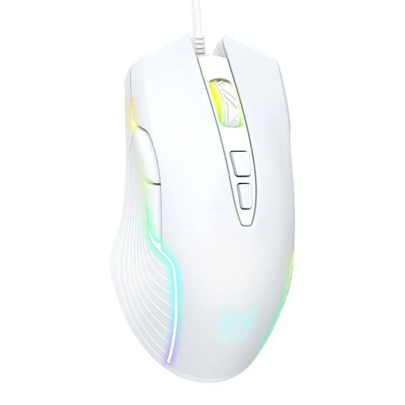 Ratón ONIKUMA CW905 USB 6400 DPI RGB 7 Botões Branco Gaming