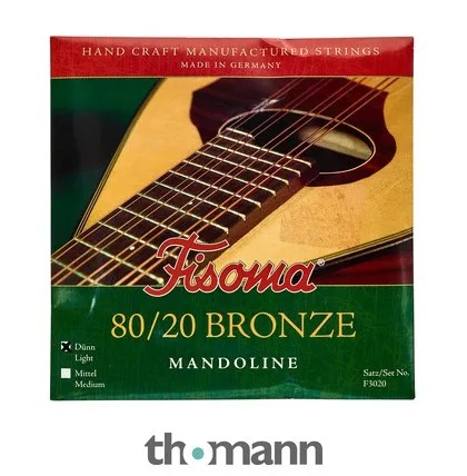 Fisoma F3020D Mandolin Strings 80/20