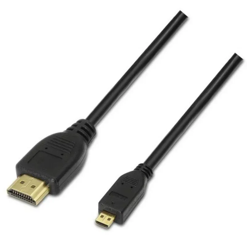 Cabo Aisens Micro HDMI a HDMI Macho/Macho 1.8m Preto