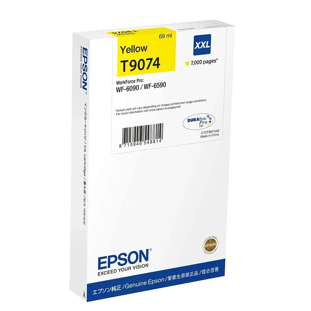 Tinteiro Epson Amarelo XXL 7000P WF-6XXX