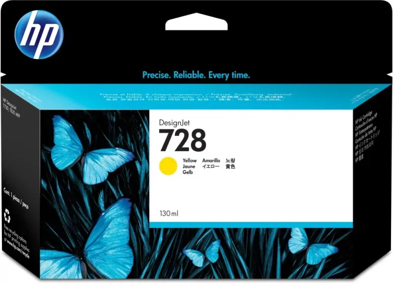 Hp Cartucho De Tinta 728 130Ml