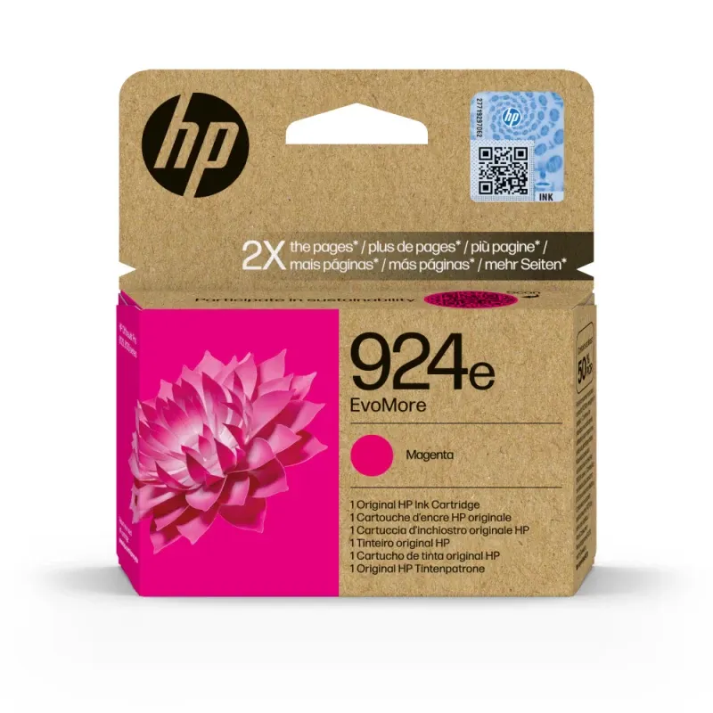 Tinteiro HP Original 924E EVOMORE Magenta