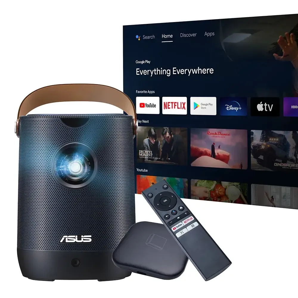 Projetor Portátil LED Asus ZenBeam L2 Smart, Full HD 1080p, 40-120, 960 Lumens, Android TV