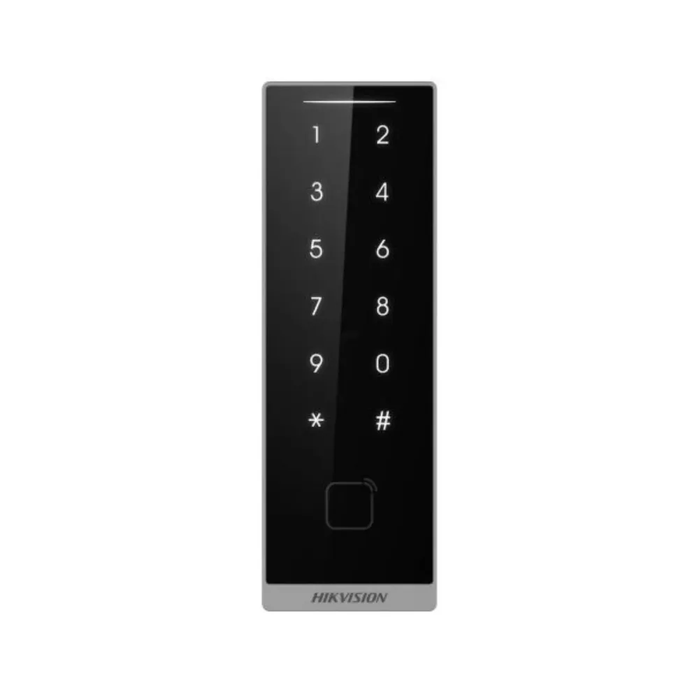 Leitor de Acesso para Armações cartão MF DESFire e PIN Preto - DS-K1105EDKB
