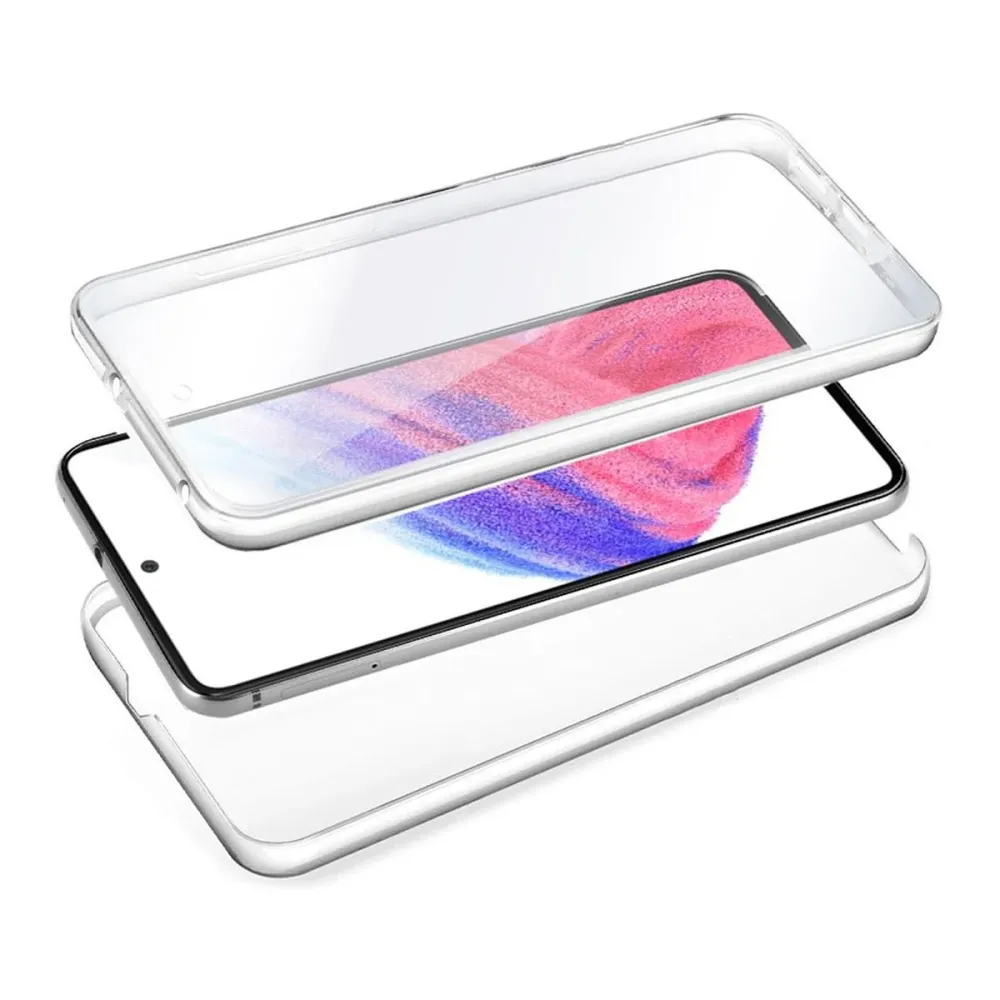 Capa Silicone Frente e Verso Samsung Galaxy A53 5G Transparente