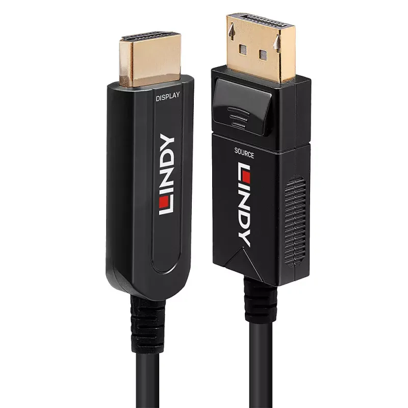 20M FIBRE OPTIC HYBRID DP 1.2 TO HD