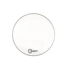Pele Bombo 24" Aquarian Force II Video Gloss FR24W white