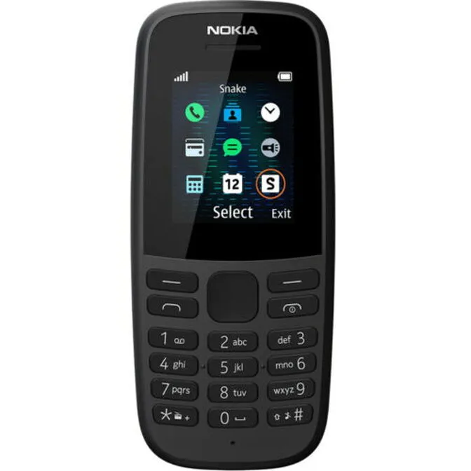 Telemóvel Nokia 105 (2019) 1.77 Dual SIM Preto