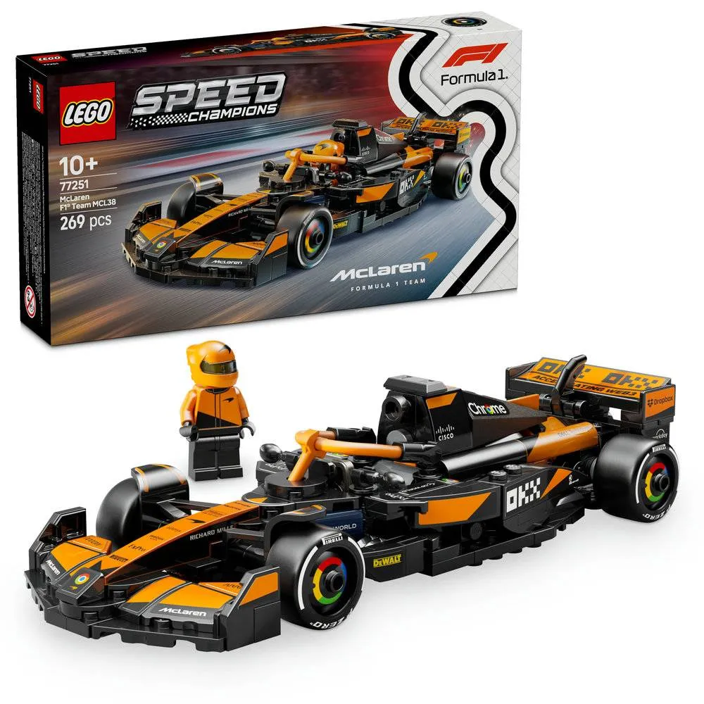 LEGO Speed Champions Carro de Corrida de Fórmula 1 McLaren MCL38 - 77251