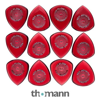 Dunlop Flow Gloss Picks Set 3.00 12