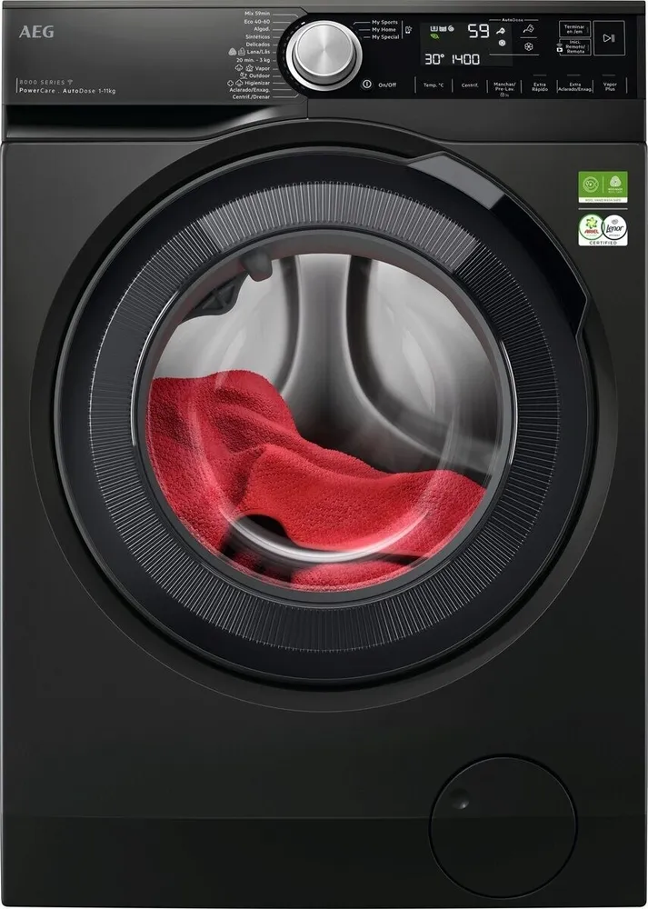 Máquina de Lavar Roupa AEG LFR8504Y6Q (11 kg - 1400 rpm - Cinzento)