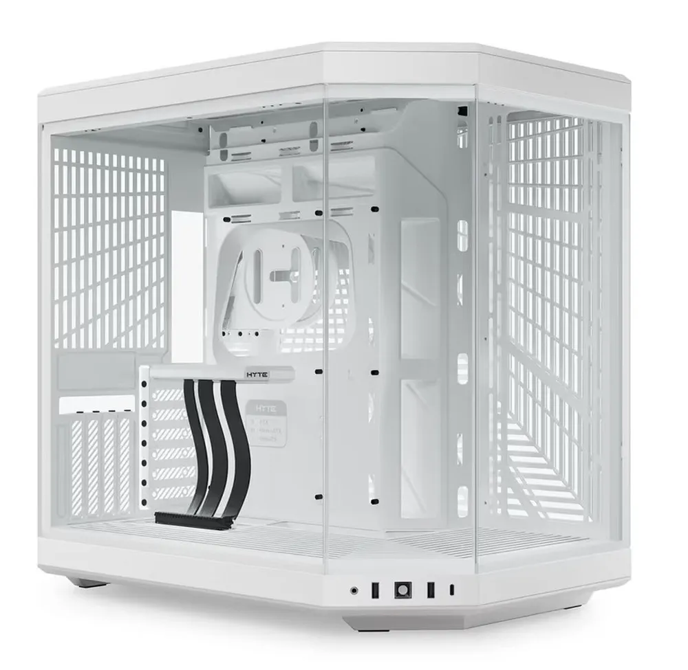 Caixa E-ATX Hyte Y70 Vidro Temperado Branco