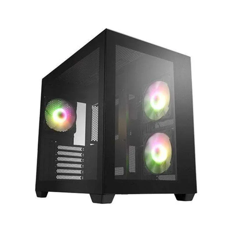 Caixa ATX FSP Cmt380 3 ARGB Fan Black