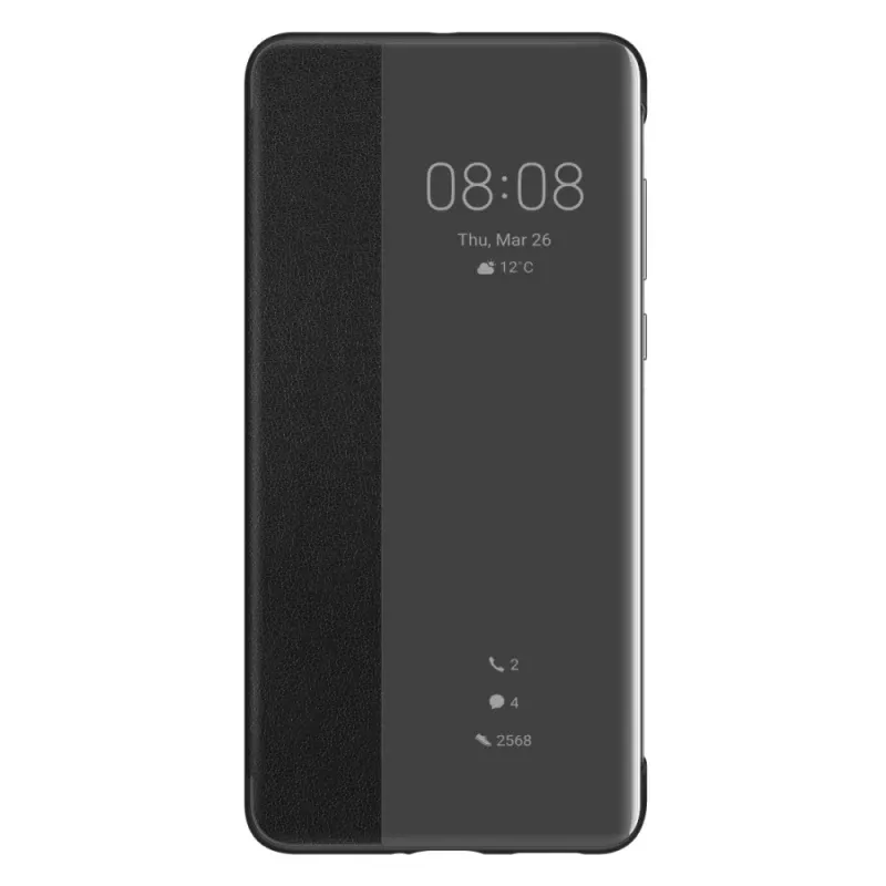 P40 Capa Smart Flip View Preta