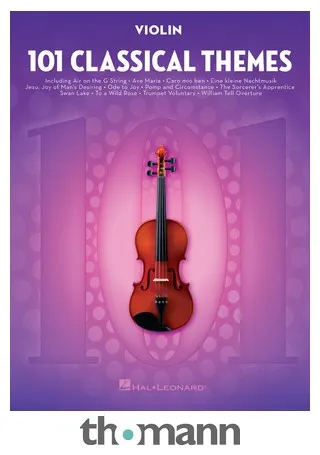 Hal Leonard 101 Classical Themes Violin