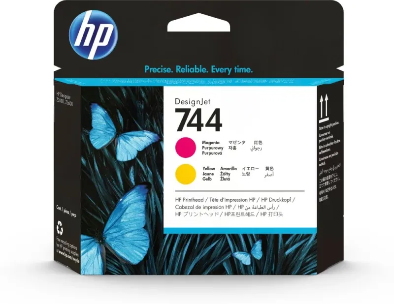 HP 744 Magenta & Yellow Printhead - preço válido até fim de stock das unidades pré estabelecidas