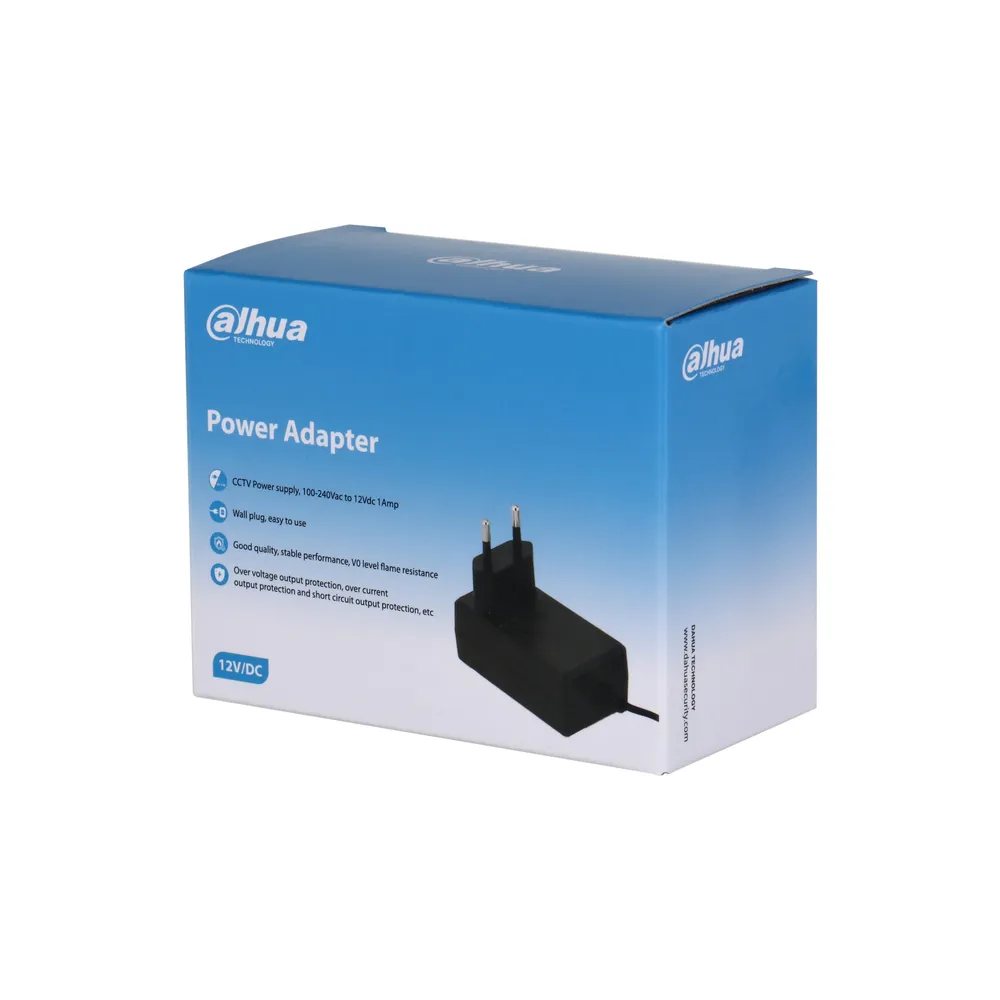 Dahua PFM320-010EN Adaptador de Alimentação 12V DC 1A PFM320-010EN