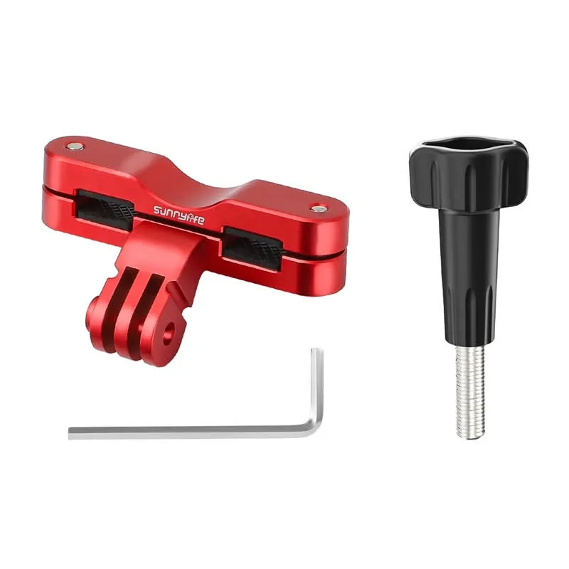 Sunnylife Suporte de bicicleta ZJ942-R para Action 5 Pro/Insta360 GO 3S/GoPro 13