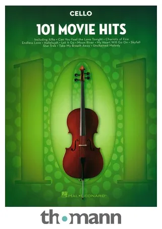 Hal Leonard 101 Movie Hits for Cello