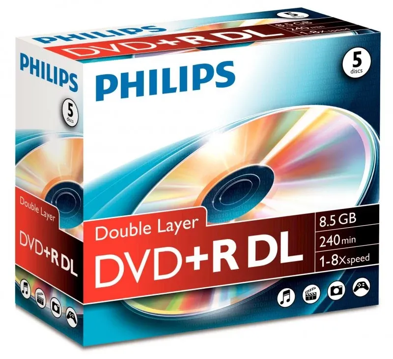 Philips DVD+R 8,5GB DL 8x JC (5)