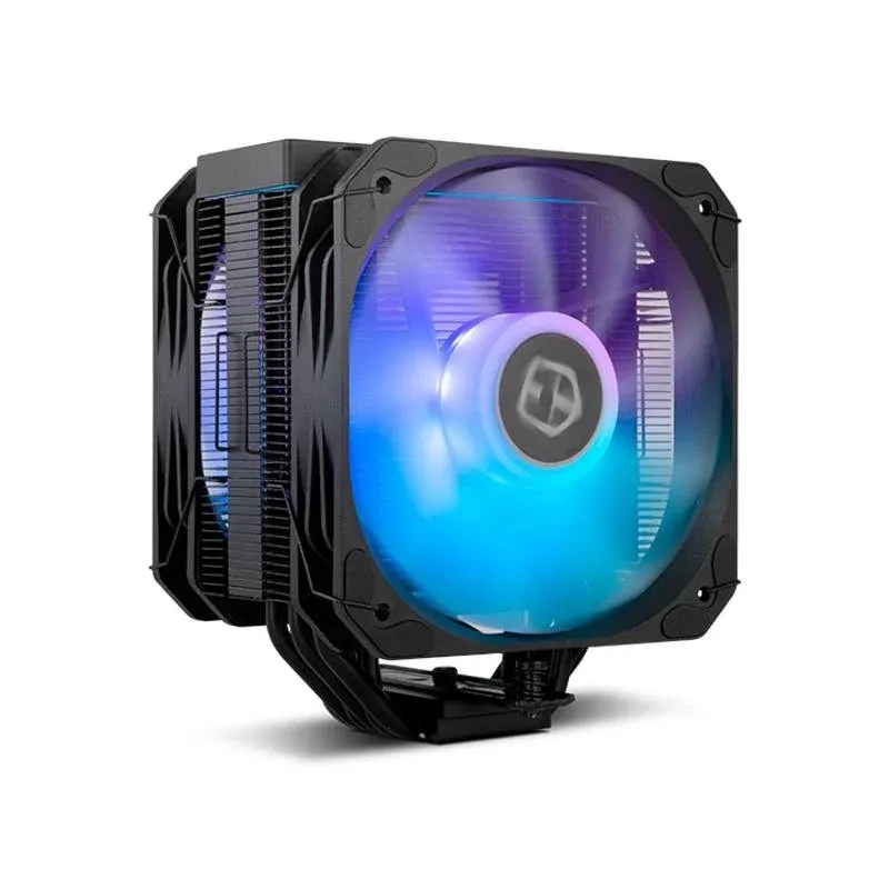 Cooler CPU Refrigeração Ar NOX Socket AM4/AM5/Intel 130mm Hummer H-200 ARGB Dual Fan ARGB