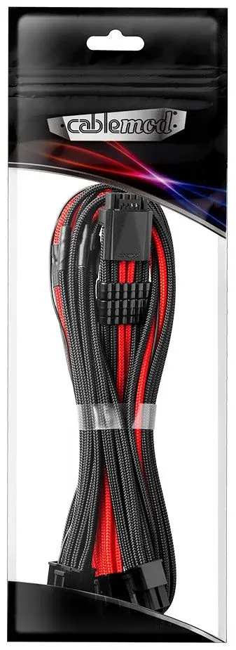 Cabo CableMod C-Series Pro ModMesh 12VHPWR 3x PCI-e para Corsair 60cm Preto e Vermelho