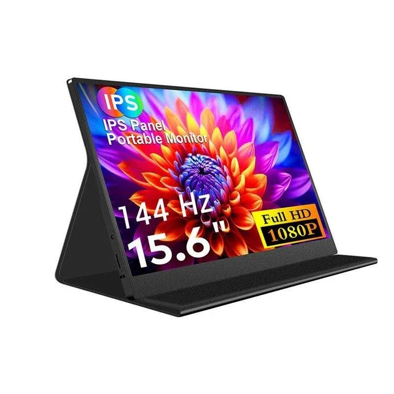 Monitor FOPO S6 15,6" FullHD 144Hz IPS Portátil USB-C Mini HDMI Preto