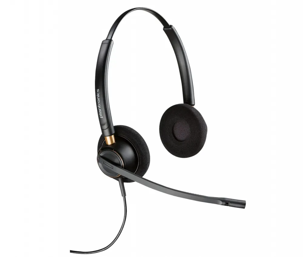 HP Poly EncorePro 520 Headset Binaural + Desconexão Rápida 783P7AA