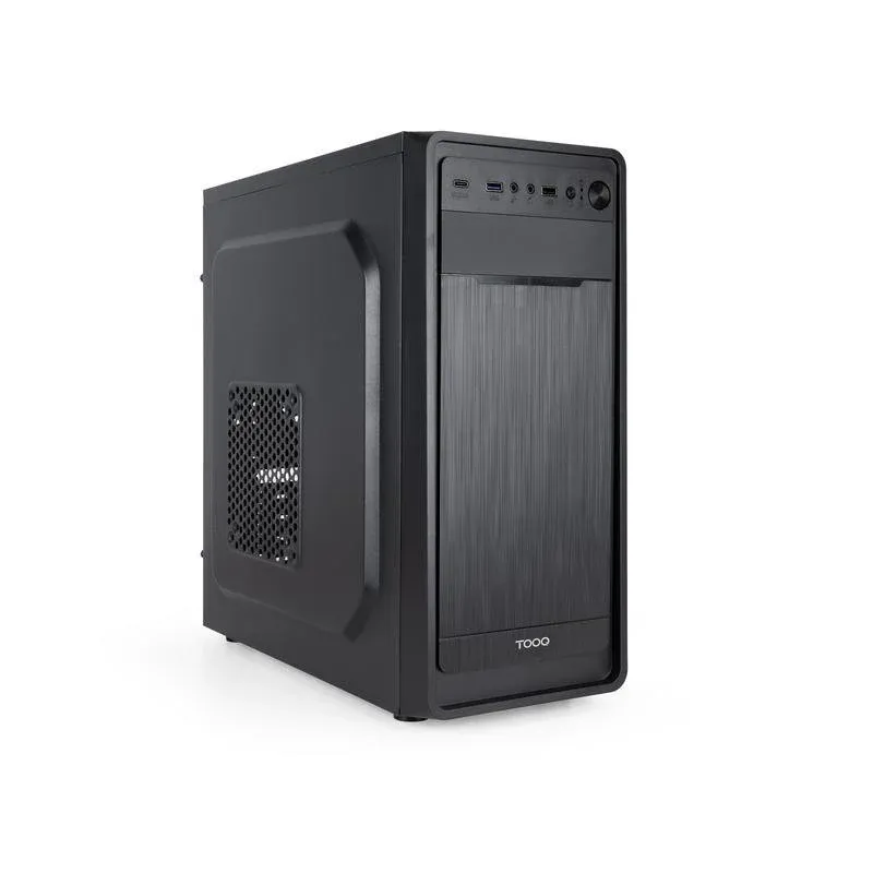 Caixa de Computador Torre ATX TooQ PRISMA ULTRA Preto 500W USB-C Ventilação Avançada