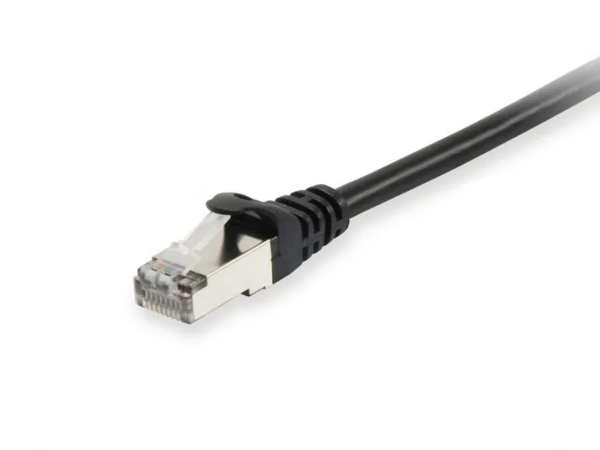 Cabo de Rede EQUIP RJ45 Cat.6 S/FTP 0,5m Preto