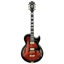 Ibanez AG95QA Dark Brown Sunburst